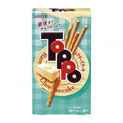  Lotte TOPPO Rare Cheese Cake Chocolate filled biscuit sticks